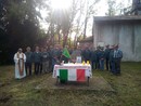 Il piazzale di San Michele alle Verzole finalmente agibile grazie agli Alpini di Borgomanero