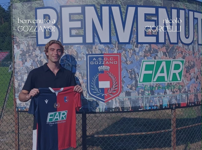 Mercato, il Gozzano si rinforza: arriva il difensore Giorcelli, confermato Carollo