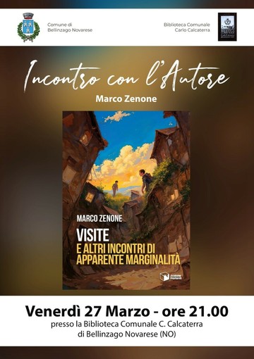 Marco Zenone presenta il suo libro a Bellinzago Novarese Marco Zenone presenta il suo libro a Bellinzago Novarese