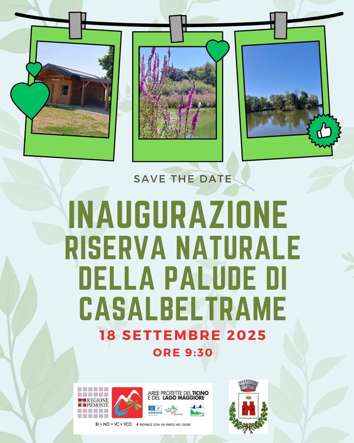 La Palude di Casalbeltrame si rinnova: inaugurazione ufficiale il 18 settembre