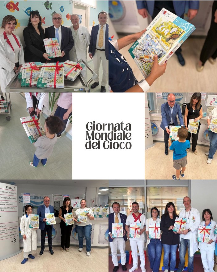 Novara, il gioco della natura arriva in pediatria: donazione ai piccoli pazienti all’Ospedale Maggiore Novara, il gioco della natura arriva in pediatria: donazione ai piccoli pazienti all’Ospedale Maggiore