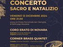 Concerto di Natale: il coro erato di Novara e il cornet brass quintet in concerto Concerto di Natale: il coro erato di Novara e il cornet brass quintet in concerto