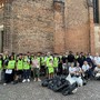 Studenti del Mossotti in campo con Novara Green: pulizia a San Nazzaro della Costa