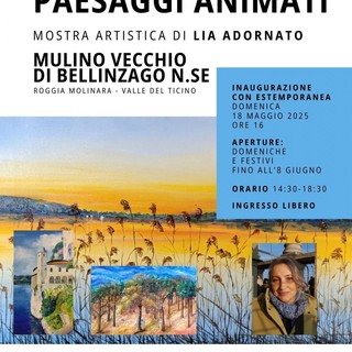 “Paesaggi animati”: le suggestioni naturali di Lia Adornato in mostra fino all’8 giugno