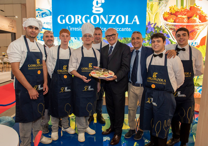 Il Consorzio Gorgonzola Dop ha partecipato a Tuttofood Milano con gli studenti di Novara