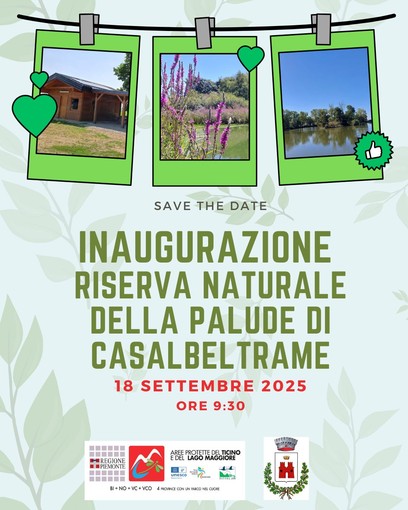 La Palude di Casalbeltrame si rinnova: inaugurazione ufficiale il 18 settembre