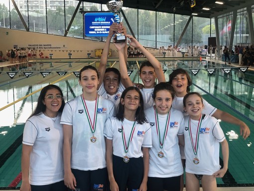 Libertas Nuoto Novara terza al campionato regionale  “esordienti A”