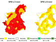 Indice di anomalia di pioggia ed evapotraspirazione SPEI a 1 mese, 3, 6 e 12 mesi sul Piemonte (da www.arpa.piemonte.it) Indice di anomalia di pioggia ed evapotraspirazione SPEI a 1 mese, 3, 6 e 12 mesi sul Piemonte (da www.arpa.piemonte.it)