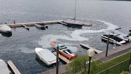 Scie di schiuma sul lago Maggiore, Arpa: fenomeno naturale e non tossico
