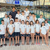 Esordienti della Libertas Nuoto Novara protagonisti al gran prix di Torino