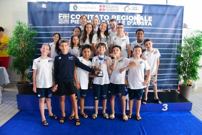 Libertas Nuoto Novara, terzo posto regionale da record per gli Esordienti B