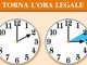 Torna l'ora legale: alle 2 di domenica 26 marzo orologi avanti di sessanta minuti
