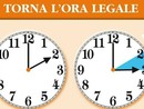 Stanotte lancette avanti di un'ora