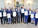 Consegna delle onorificenze al merito della Repubblica a Novara