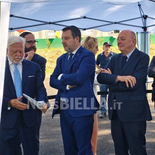 Pedemontana, si parte: al via lavori di costruzione della tratta Masserano-Ghemme: presenti i ministri Salvini e Pichetto FOTO e VIDEO
