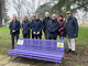Inaugurata a Novara la panchina viola in occasione della Giornata Internazionale contro l’Epilessia