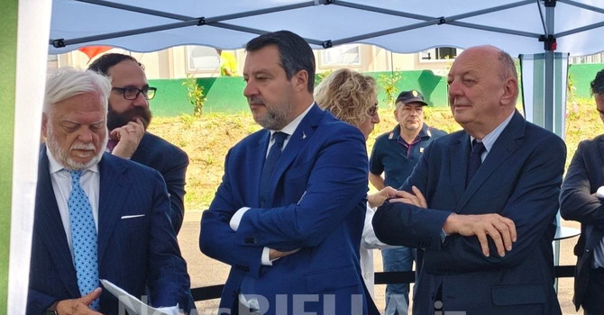 Pedemontana, si parte: al via lavori di costruzione della tratta Masserano-Ghemme: presenti i ministri Salvini e Pichetto FOTO e VIDEO