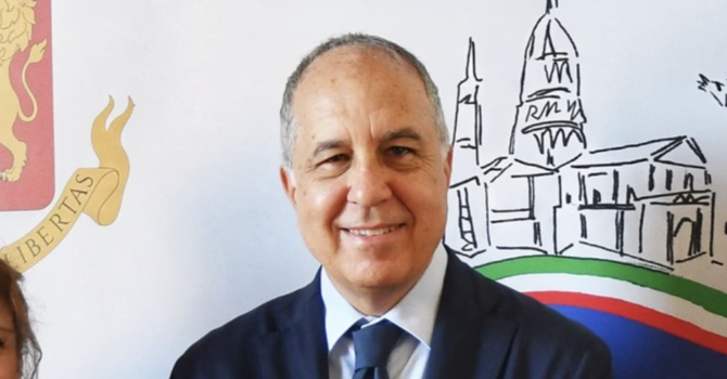 Il questore di Novara Fabrizio La Vigna