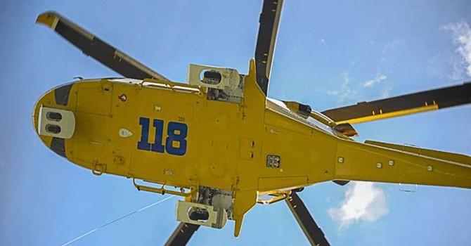 Elicottero precipitato a Lesa: un morto e tre feriti Elicottero precipitato a Lesa: un morto e tre feriti