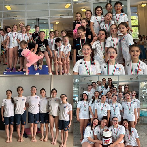 Sincronizzato, la società Libertas Nuoto Novara campionessa regionale