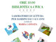 Laboratorio di lettura per i bambini dai 3 ai 6 anni Laboratorio di lettura per i bambini dai 3 ai 6 anni