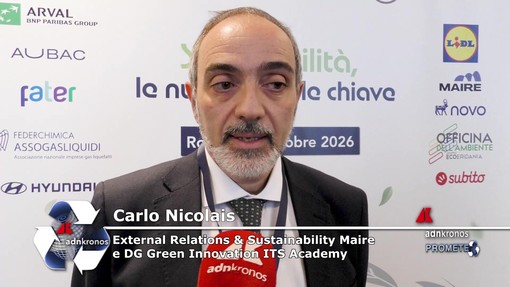 Nicolais (Maire): "Approccio a sostenibilità imprescindibile per aziende" Nicolais (Maire): "Approccio a sostenibilità imprescindibile per aziende"