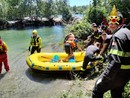 Quattro ventenni restano bloccati su un isolotto nel fiume Ticino: salvati dai vigili del fuoco
