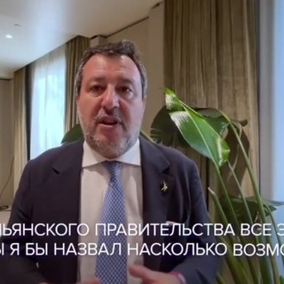 Salvini intervistato dalla Tass: "Da giornalista parlo con tutti e spero nella pace"