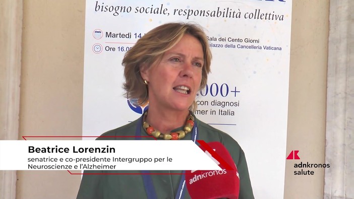 Alzheimer: Lorenzin, ‘600mila persone over 65 colpite. Numeri al raddoppio per il 2050’ Alzheimer: Lorenzin, ‘600mila persone over 65 colpite. Numeri al raddoppio per il 2050’