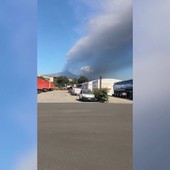 Eruzione Etna, nuova bocca nella Valle del Bove: il video della nuvola di cenere vulcanica