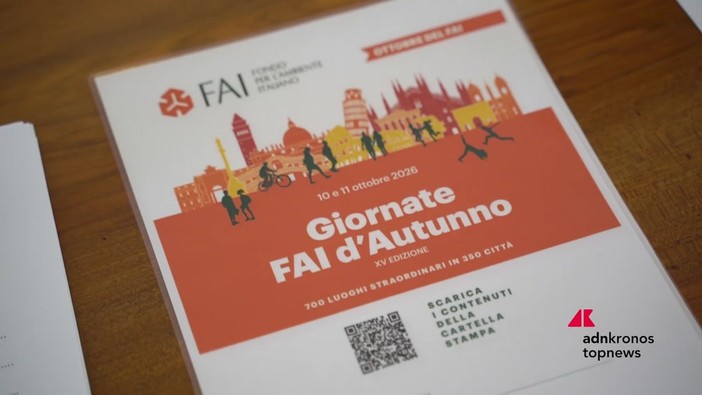 Giornate Fai d'Autunno, Groupama rinnova il sostegno per il quarto anno Giornate Fai d'Autunno, Groupama rinnova il sostegno per il quarto anno