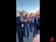Schlein, Fratoianni e Bonelli cantano 'Bella Ciao' sotto il palco della Cgil Schlein, Fratoianni e Bonelli cantano 'Bella Ciao' sotto il palco della Cgil