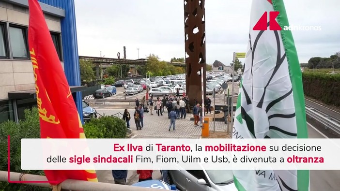 Ex Ilva, sciopero a oltranza a Taranto e Genova Ex Ilva, sciopero a oltranza a Taranto e Genova