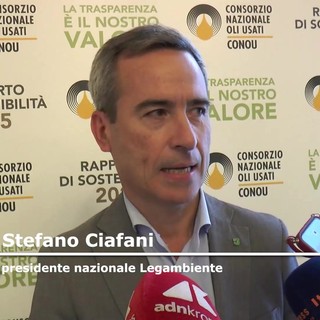 Ambiente: Ciafani (Legambiente), 'picchi straordinari di raccolta e rigenerazione olio minerale'