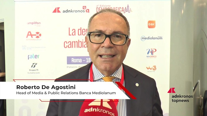 De Agostini (Mediolanum): "Rivoluzione demografica impone a industria consulenza finanziaria ruolo sempre più sociale" De Agostini (Mediolanum): "Rivoluzione demografica impone a industria consulenza finanziaria ruolo sempre più sociale"
