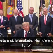 "Userà armi nucleari contro l'Iran?", la domanda fa infuriare Trump "Userà armi nucleari contro l'Iran?", la domanda fa infuriare Trump
