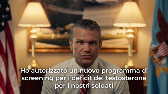 L'annuncio choc del segretario Usa alla Difesa: "Terapie per aumentare testosterone ai soldati" L'annuncio choc del segretario Usa alla Difesa: "Terapie per aumentare testosterone ai soldati"