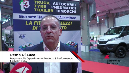 Fiere: Di Luca (Michelin Italia), 'progettazione e gestione pneumatico fondamentali per ridurre emissioni in logistica' Fiere: Di Luca (Michelin Italia), 'progettazione e gestione pneumatico fondamentali per ridurre emissioni in logistica'