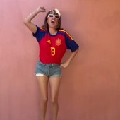 Mondiali, il ballo scatenato di Penelope Cruz per la vittoria della Spagna