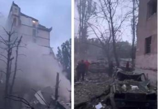 Ucraina-Russia, maxi attacco su Kiev. Zelensky: &quot;Colpito edificio residenziale, terroristi&quot;