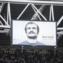Tifosi di spalle durante il minuto di silenzio per Mazzola, Juventus multata