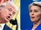Ue, possibile incontro von der Leyen-Trump sabato a Roma