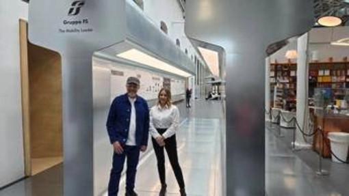 Design week: gruppo Fs presente con l'installazione 'Pensiero binario'