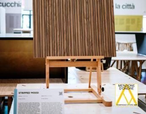 Saviola, Strippedwood riceve la menzione d'onore al XXIX Premio Compasso d'oro Adi