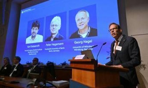 Nobel per la Medicina a Karl Deisseroth, Peter Hegemann e Georg Nagel Nobel per la Medicina a Karl Deisseroth, Peter Hegemann e Georg Nagel