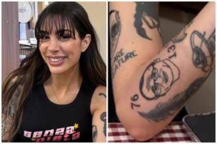 Dopo Sanremo Cleo delle Bambole di Pezza si tatua Carlo Conti: "Mi ha cambiato la vita"