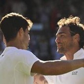 Atp Finals, Alcaraz incontra Fognini prima della finale con Sinner. La battuta su'Ballando con le stelle' Atp Finals, Alcaraz incontra Fognini prima della finale con Sinner. La battuta su'Ballando con le stelle'