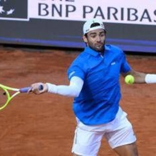 Berrettini, la musica (e l'abbraccio) di Marracash per superare l'infortunio