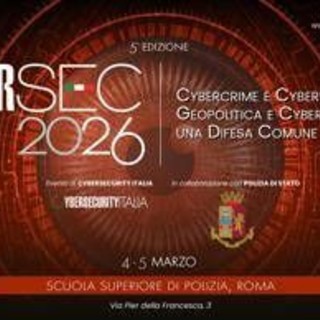 Il 4-5 marzo torna a Roma CyberSec, la 5° conferenza su cybercrime e guerra digitale Il 4-5 marzo torna a Roma CyberSec, la 5° conferenza su cybercrime e guerra digitale