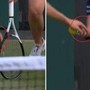 Solo a Wimbledon, tappo di champagne salta in campo durante la finale